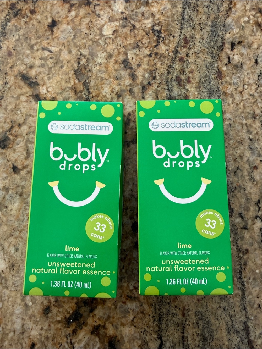 SodaStream bubly drops Lime Natural Flavor Essence - Green